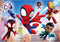 Clementoni - Puzzel - 2x60 Stukjes - Spidey en Zijn Geweldige Vrienden - Kinderen