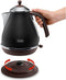 DeLonghi Icona Vintage KBOV 2001 - Waterkoker 1,7L - 360° draaibaar - Zwart