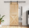 vidaXL - Schuifdeur - met - beslag - 80x210 - cm - massief - grenenhout