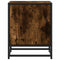 vidaXL - Nachtkastjes - 2 - st - 40x31x50 - cm - bewerkt - hout&metaal - gerookt - eiken