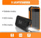 LAKOO Solar Powerbank - 30000 mAh - Waterdicht Zonne-energie Draadloos Opladen