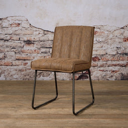 SIDD Santo sidechair - fabric Miami 005 brown