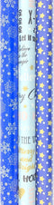 CHRISTMAS COMPLETE cadeaupapier - Kerstpapier 3 meter x 70 cm - 9 rollen multikleur