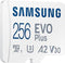 Samsung EVO Plus (2021) - Micro SDXC Kaart 256 GB - 130 MB/s - Inclusief SD Adapter
