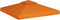 vidaXL - Vervangend - tentdoek - prieel - 310 - g/m² - 3x3 - m - oranje