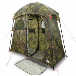 vidaXL - Douchetent - 2-persoons - waterdicht - camouflage