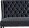 TORSBY - Tweezitsbank - Zwart - Fluweel