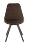 Jline Chair Helene Metal/textile Dark Brown