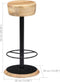 vidaXL - Barstoelen - 2 - st - massief - mangohout