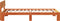 vidaXL - Bedframe - met - hoofdbord, - gewaxd - bruin, - 80x200 - cm, - massief - grenenhout