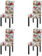 vidaXL - Eetkamerstoelen - 4 - st - stof - meerkleurig