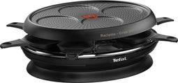 Tefal Store'Inn Crêpes Party RE320812 - Gourmetset - Raclette en pannenkoekenplaat - Zwart (8 stuks)