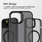 Accezz iPhone 13 - Rugged Frosted Backcover - MagSafe - Zwart