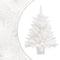vidaXL - Kunstkerstboom - met - levensechte - naalden - 65 - cm - wit