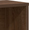 vidaXL - Boekenkast - 60x24x101,5 - cm - bewerkt - hout - bruin - eikenkleurig