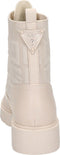 Guess Razieli - Biker boots - Vetersluiting met logo G print - Creme