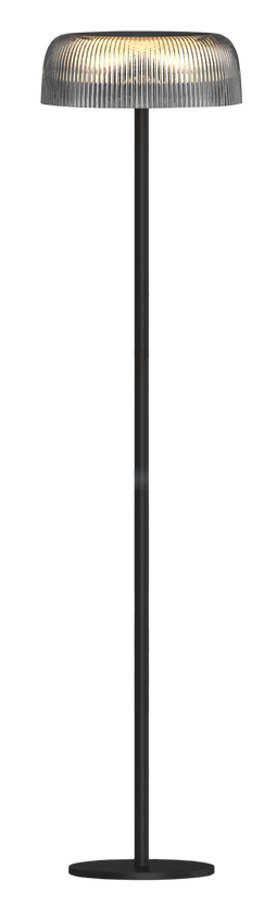 Luxform Yukon - Hybride vloerlamp - Solar + USB-C - Zwart