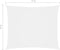 vidaXL - Zonnescherm - rechthoekig - 6x7 - m - oxford - stof - wit
