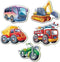 Educa Set van 5 Puzzels - Baby - Auto's