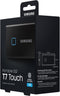 Samsung Portable T7 Touch - Externe SSD - 1 TB - USB C 3.2 - Vingerafdrukbeveiliging - Zwart