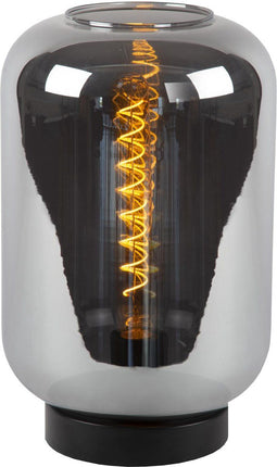 Lucide JOANET - Tafellamp - Ø 22 cm - 1xE27 - Fumé