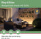 Paulmann Plug & Shine - LED-grondinbouwlamp IP67 3000K 8W - Antraciet