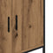 vidaXL - Wastafelkast - 60x30x60 - cm - bewerkt - hout - artisanaal - eikenkleurig