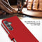 Selencia Samsung Galaxy S24 - Echt Lederen Bookcase - 3 Pashouders - Rood