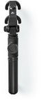 Nedis SEST250BK - Selfiestickstatief 2-in-1 - Afneembare afstandsbediening - Aluminium Zwart