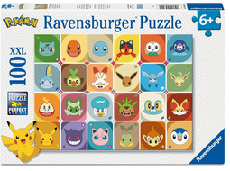 Ravensburger Pokémon Puzzel 100 XXL - 100 grote stukjes - kleurrijk