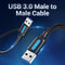Vention USB 3.0 A/A kabel - USB 3.0 Male naar USB 3.0 Male - 1.5 meter - Zwart