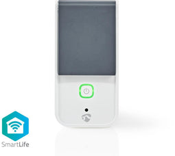 Nedis Wi-Fi Smart Stekker Buiten - Spraakbediening - Weersbestendig - IP44