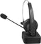 LogiLink BT0059 - On Ear headset - Bluetooth Mono met laadstation - Zwart