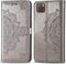 iMoshion Hoesje Geschikt voor Huawei Y5p Hoesje Met Pasjeshouder - iMoshion Mandala Bookcase - Grijs