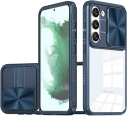 imoshion Hoesje Geschikt voor Samsung Galaxy S23 Hoesje - imoshion Camslider Backcover - Donkerblauw