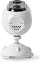 Nedis SmartLife Camera voor Buiten - Wi-Fi - Full HD 1080p - IP65 - Max. batterijduur: 4 Maanden - Cloud Opslag (optioneel) / microSD (niet inbegrepen) - 5 V DC - Met bewegingssensor - Nachtzicht - Wit