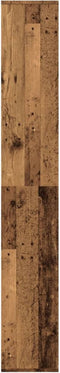 vidaXL - Kamerscherm - / - boekenkast - 67x25x161,5 - cm - hout - oud - houtkleur