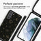 iMoshion Hoesje Geschikt voor Samsung Galaxy S21 Hoesje Met Koord - iMoshion Siliconen design hoesje met koord - Zwart / Sky Black