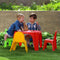Starplay Speeltafel En Stoelen Set Rood 5-delig