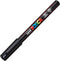 Verfstift posca pc1mr ef zwart