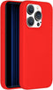Accezz iPhone 15 Pro - Liquid Silicone Backcover met MagSafe - Krasbestendig Schokbestendig - Rood