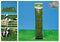 Kids Globe SET houten Paardenstal roze met 7 boxen+grasmat 1:24