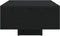 vidaXL - Salontafel - met - LED-verlichting - Zwart - Eiken - 85x55x31 - cm