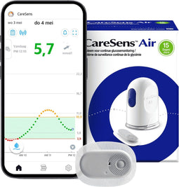 CareSens Air - CGM sensor - Continue glucosemonitoring - 15 dagen sensor