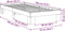 vidaXL - Bedframe - zonder - matras - 90x190 - cm - massief - hout - eiken