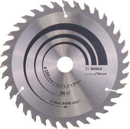 Bosch Optiline Wood - Cirkelzaagblad - 165 mm - 36 tanden (1 stuk)