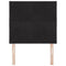 Hoofdbord - Wandgemonteerd - Geometrisch - Zwart 100 cm Fluweel