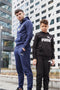 PUMA ESS Logo Pants FL - Heren Broek - Regular-fit - Donkerblauw - Maat XL