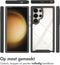 iMoshion Hoesje Geschikt voor Samsung Galaxy S24 Ultra Hoesje - iMoshion 360° Full Protective Case - Zwart / Transparant