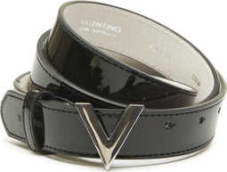 Valentino Bags Forever - Kledingriem 120 cm - Imitatieleer - Zwart lak